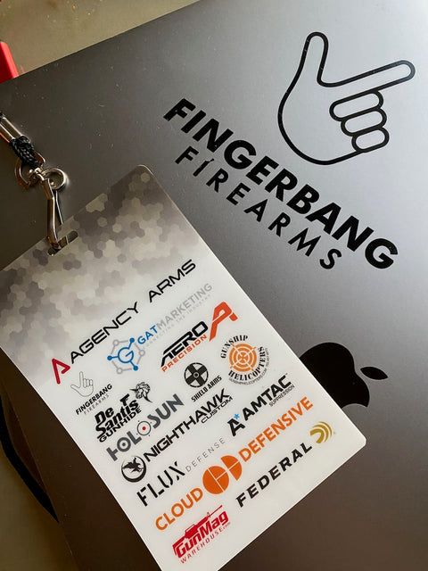Fingerbang Firearms vinyl decal